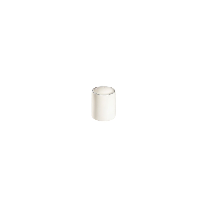 53-częściowy komplet obiadowy, biały/srebrny, porcelana