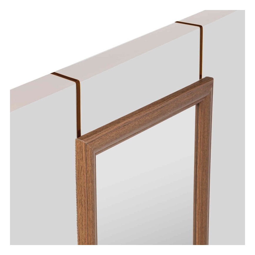 5five - Lustro wiszące na drzwi MATCHING 125x35 cm brązowe