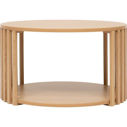 5five - Stolik kawowy VINKY śr. 60 cm brązowy