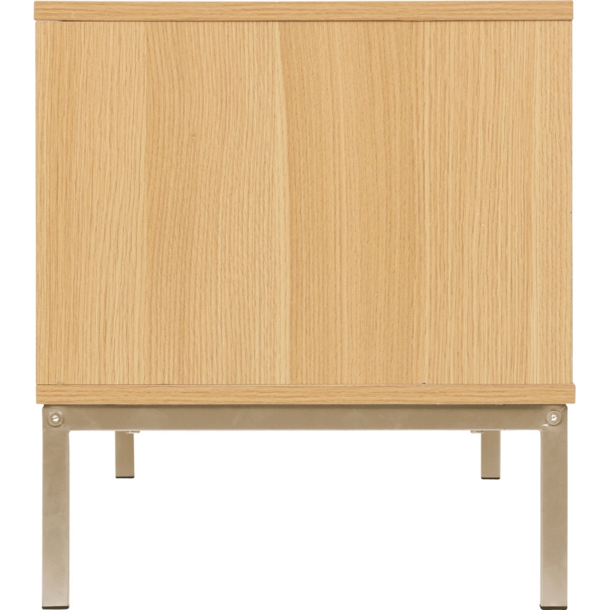5five - Stolik RTV KUBI 120x40 cm brązowy