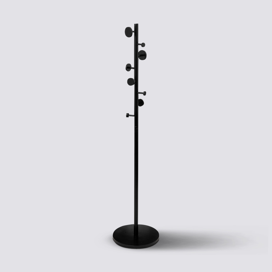 5five - Wieszak stojący PERY 176x37 cm czarny