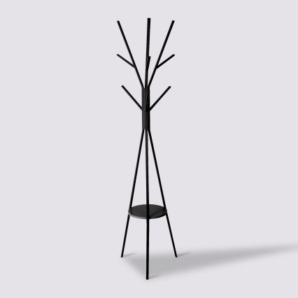 5five - Wieszak stojący TASO 180x44 cm czarny