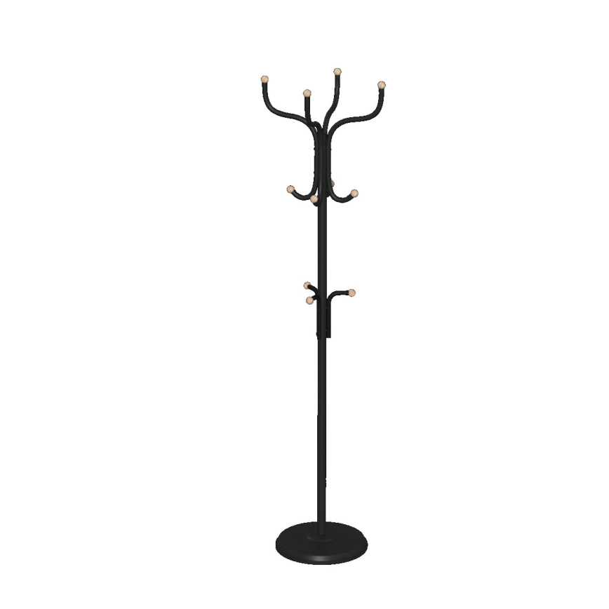 5five - Wolnostojący wieszak RAFU 178x43 cm czarny
