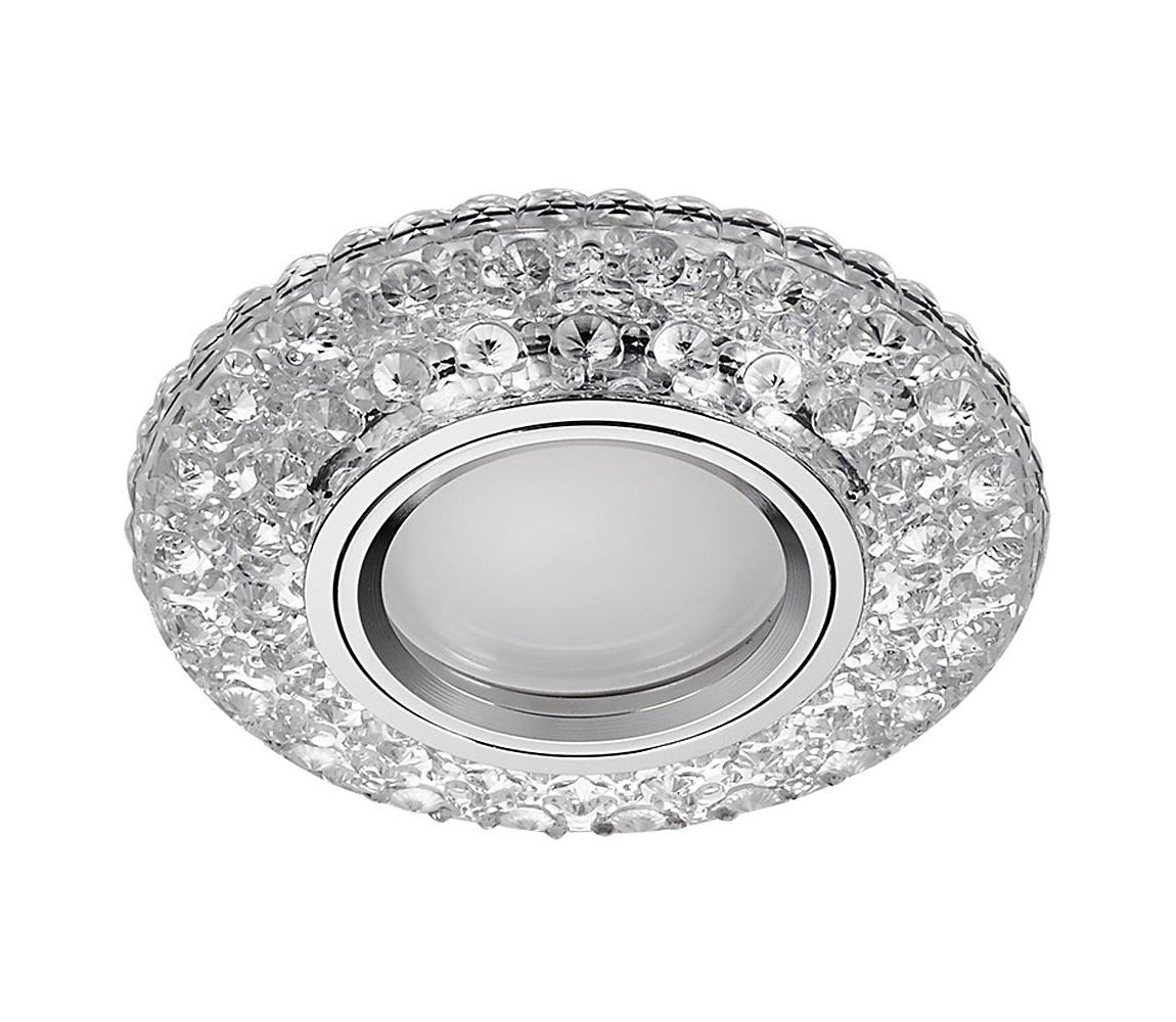 71095 - Oprawa wpuszczana ELEGANT GLASS FIX 1xGU10/50W+LED/3W 4000K