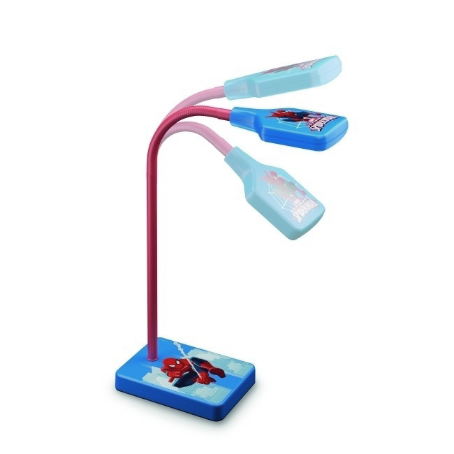 Lampa dziecięca biurkowa LED Spiderman