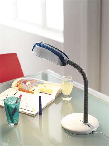 Stojąca lampa na biurko