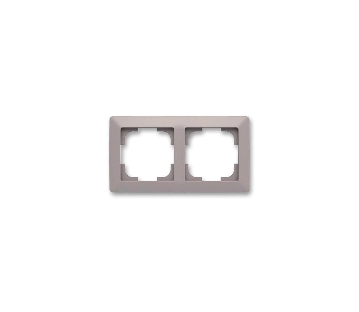 ABB 3901T-A00020 144 - Ramka podwójna ZONI greige