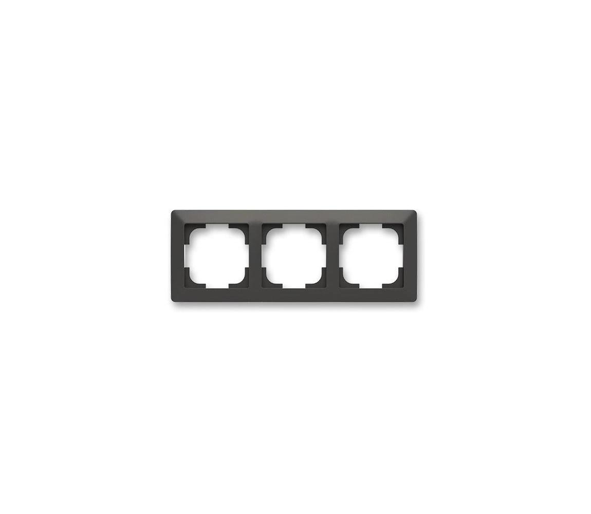 ABB 3901T-A00030 137 - Potrójna ramka ZONI czarny mat
