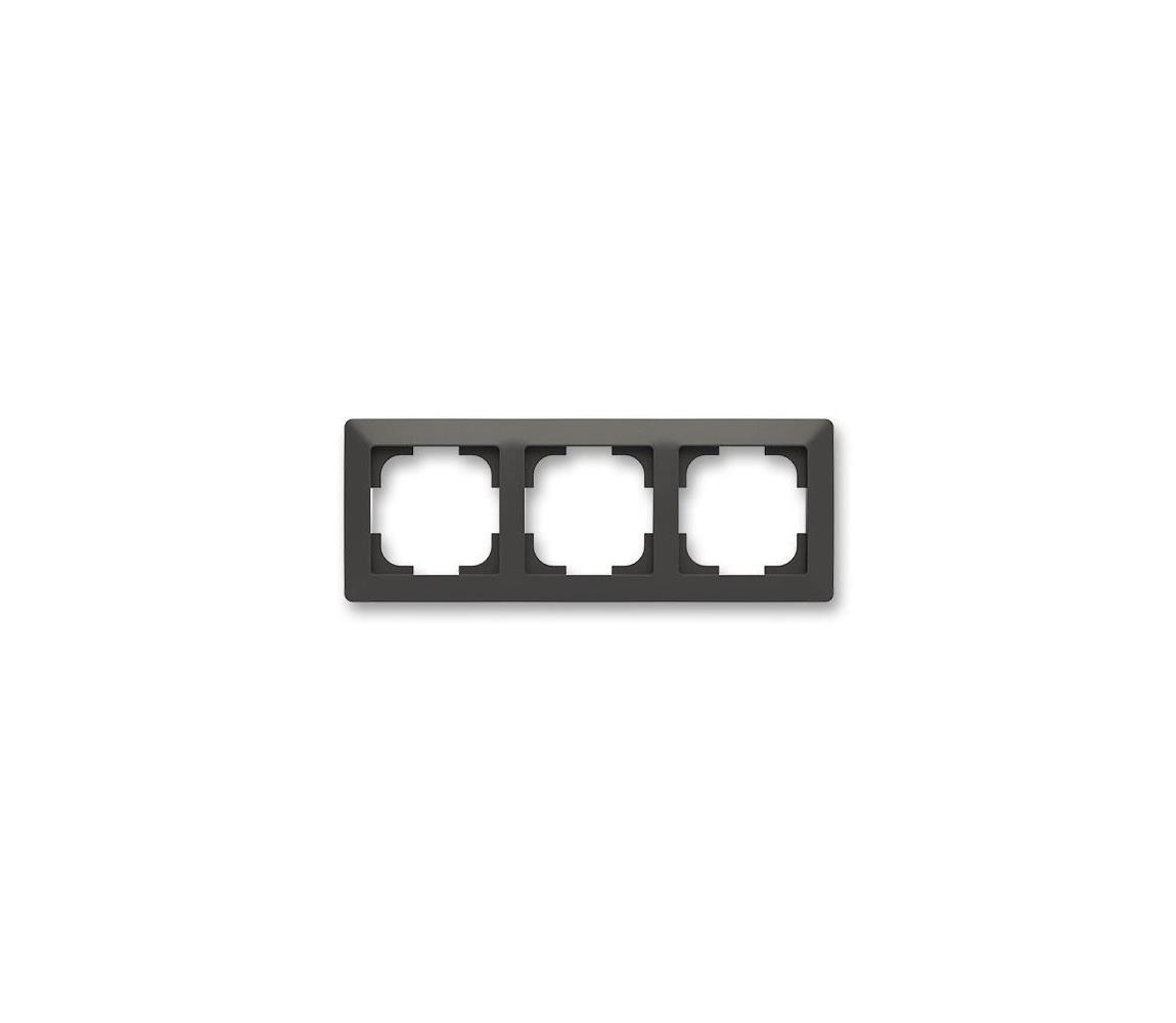 ABB 3901T-A00030 237 - Ramka potrójna ZONI czarny mat