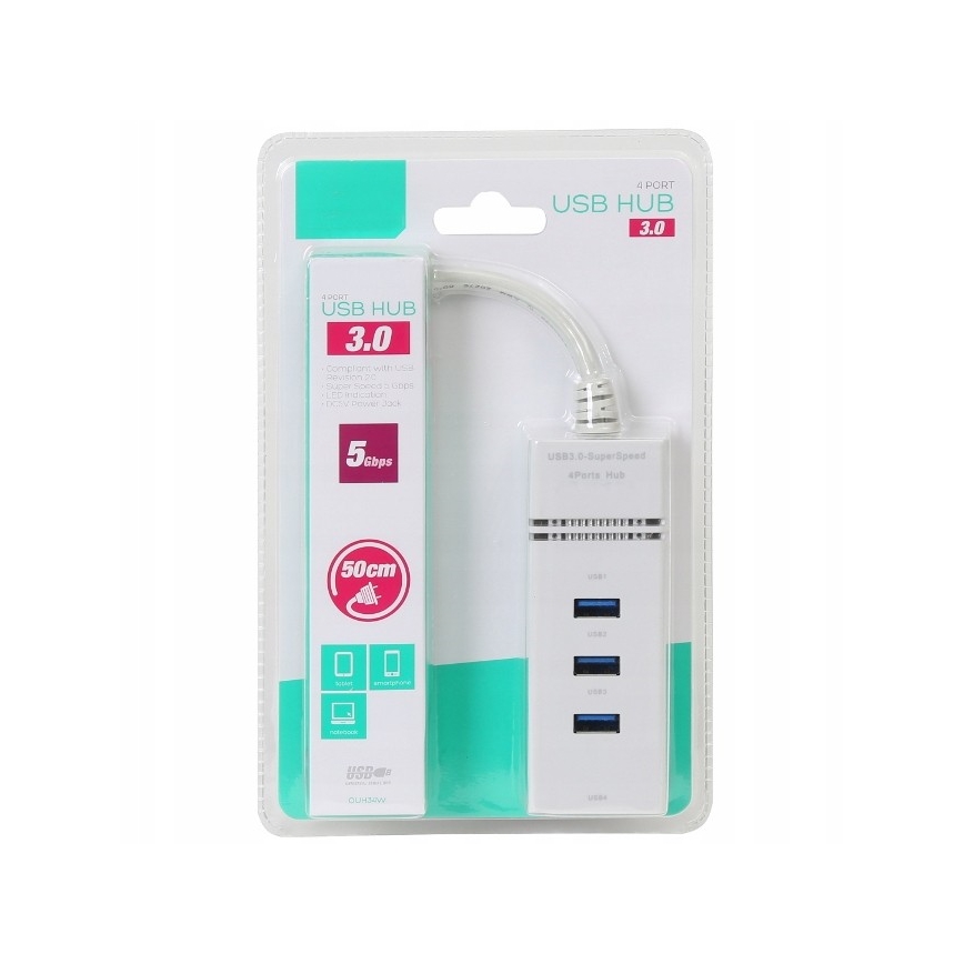 Adapter 4x port USB