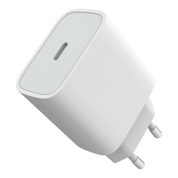 Adapter do szybkiego ładowania Power Delivery 20W USB-C biały