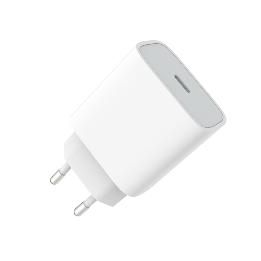 Adapter do szybkiego ładowania Power Delivery 20W USB-C biały