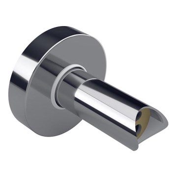 Adapter do ukrytego podłączenia elektrycznych grzejników łazienkowych do ściany 6,4x6,4 cm srebrny