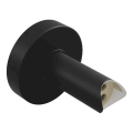 Adapter do ukrytego podłączenia elektrycznych suszarek do ściany 6,4x6,4 cm czarny