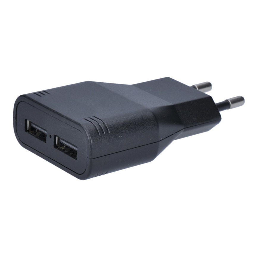 Adapter ładowania 2xUSB/3400mA/230V