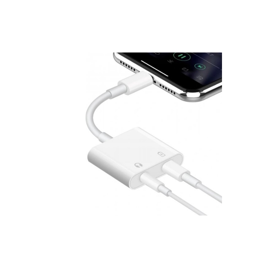 Adapter Lightning do AUX + Lightning