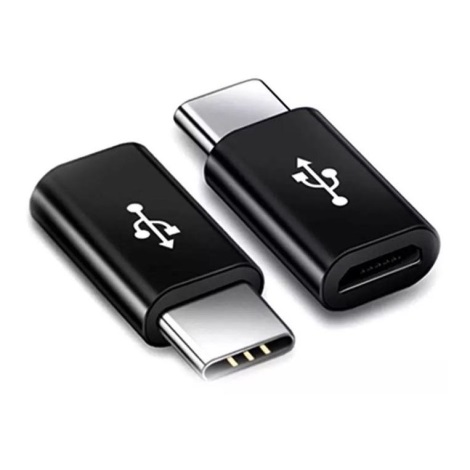 Adapter Micro USB do USB-C czarny