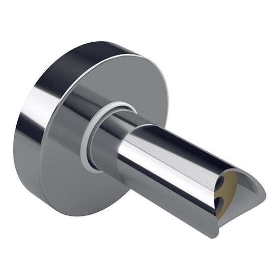 Adapter przyłączeniowy 6,4x6,4 cm srebrny
