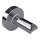 Adapter przyłączeniowy 6,4x6,4 cm srebrny