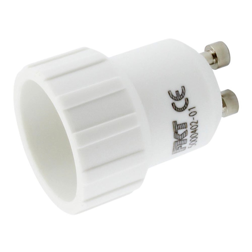 Adapter z E14 na oprawkę GU10