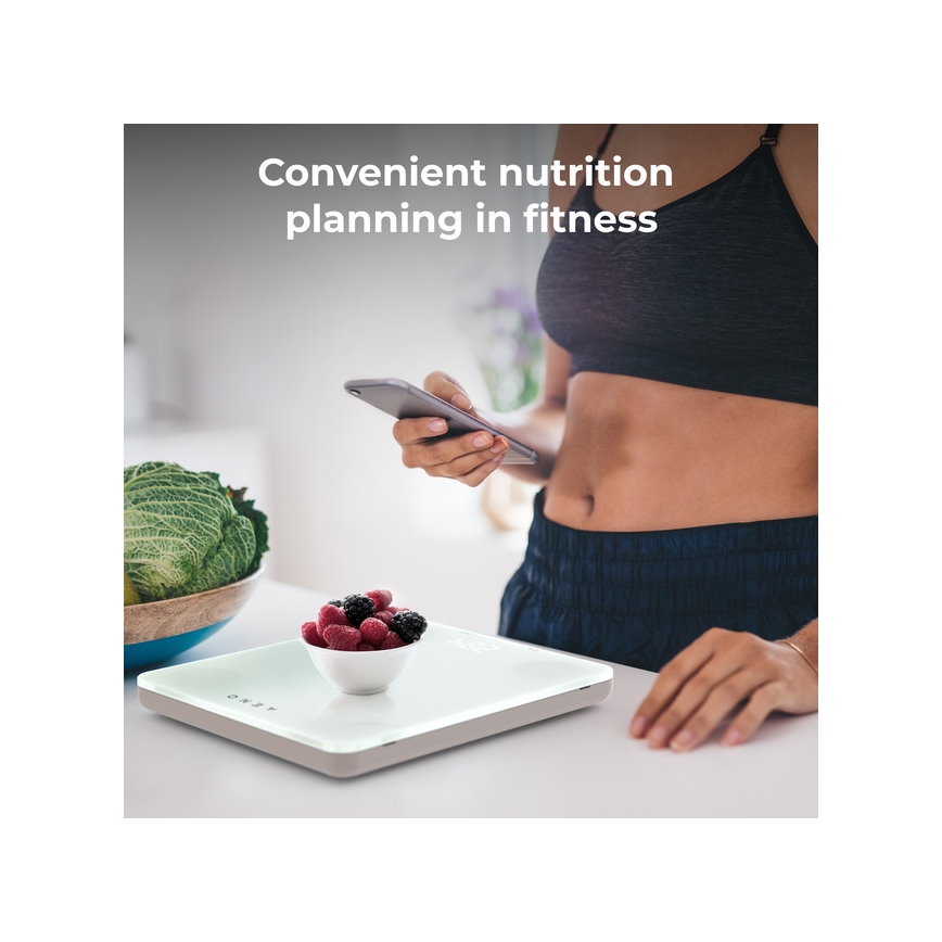 AENO - Inteligentna waga kuchenna 3xAAA Bluetooth