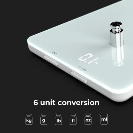 AENO - Inteligentna waga kuchenna 3xAAA Bluetooth