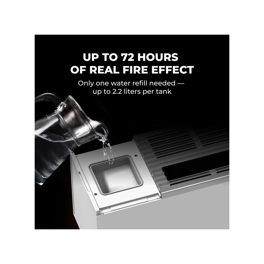 AENO - Inteligentny elektryczny grzejnik/konwektor 1000/2000W biały