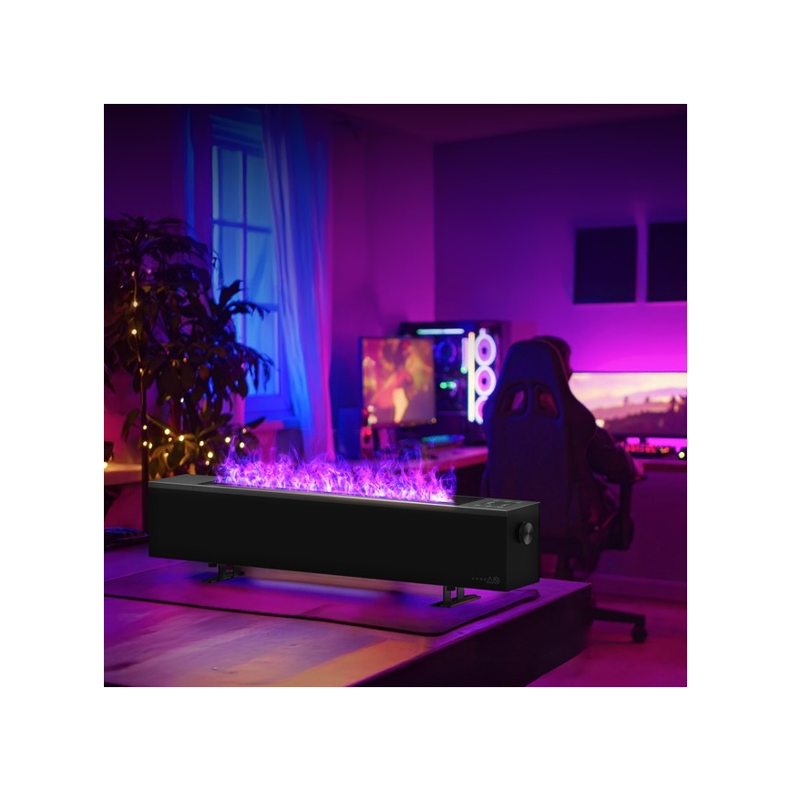 AENO - Inteligentny elektryczny grzejnik/konwektor 1000/2000W czarny