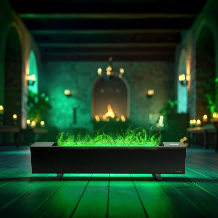 AENO - Inteligentny elektryczny grzejnik/konwektor 1000/2000W czarny