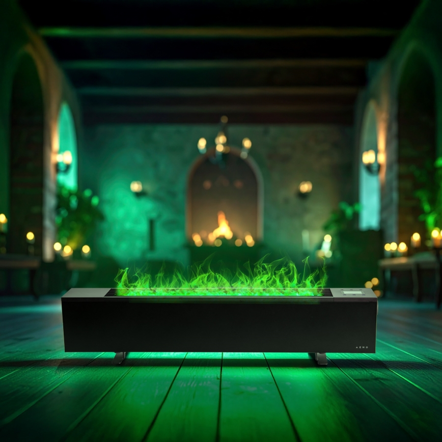 AENO - Inteligentny elektryczny grzejnik/konwektor 1000/2000W czarny