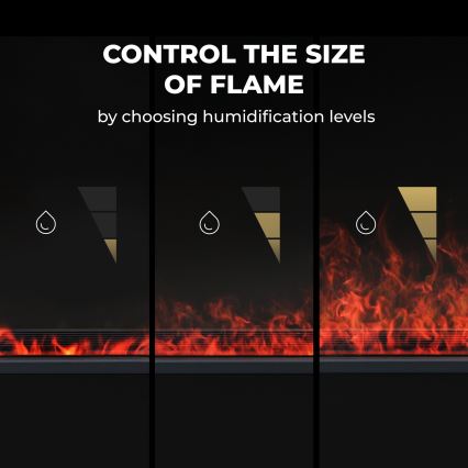 AENO - Inteligentny elektryczny grzejnik/konwektor 1000/2000W czarny