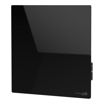 AENO - Inteligentny elektryczny panel grzewczy na podczerwień 500 W z timerem/termostatem Wi-Fi czarny