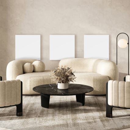 AENO - Inteligentny elektryczny panel na podczerwień 500W programator/termostat Wi‑Fi biały