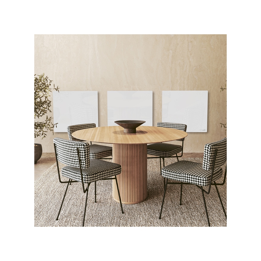 AENO - Inteligentny elektryczny panel na podczerwień 500W programator/termostat Wi‑Fi biały