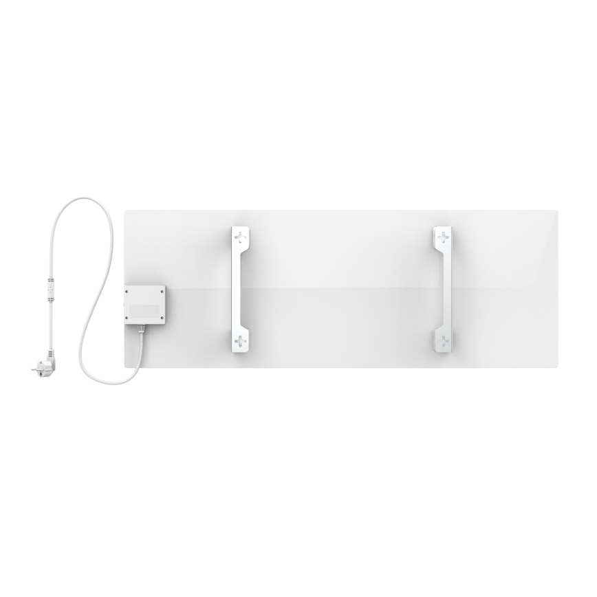 AENO - Inteligentny elektryczny panel na podczerwień 700W timer/termostat IP44 Wi-fi biały
