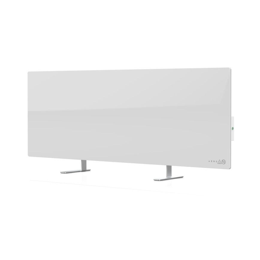 AENO - Inteligentny elektryczny panel na podczerwień 700W timer/termostat IP44 Wi-fi biały