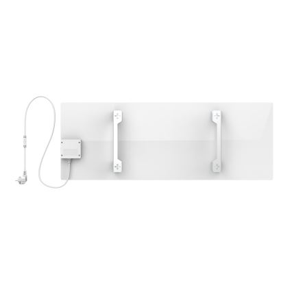 AENO - Inteligentny elektryczny panel na podczerwień 700W z programatorem/termostatem IP44 Wi-fi biały