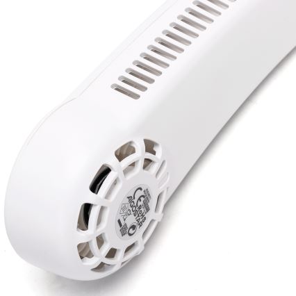 Aigostar - Akumulatorowy wentylator na szyję 4W/5V 2000mAh biały