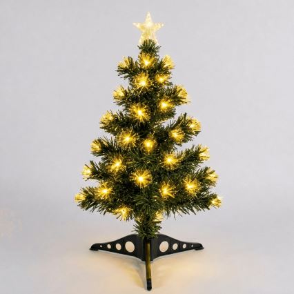 Aigostar - Choinka świąteczna LED zewnętrzna 55 diod LED/8 funkcji 0,6 m IP44 ciepła biała