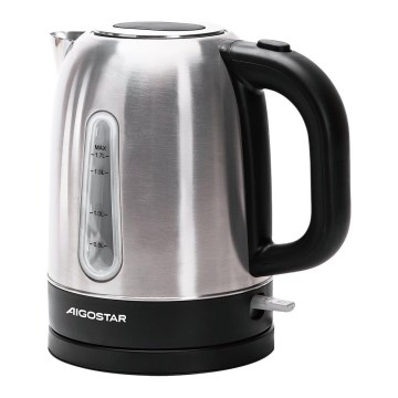 Aigostar - Czajnik 1,7l 2200W/230V matowy chrom