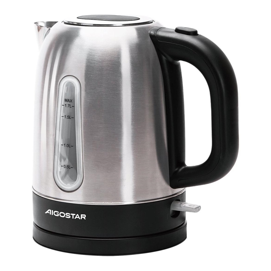 Aigostar - Czajnik 1,7l 2200W/230V matowy chrom