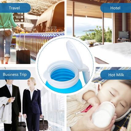 Aigostar - Podróżny czajnik elektryczny 600 ml 1000W/230V