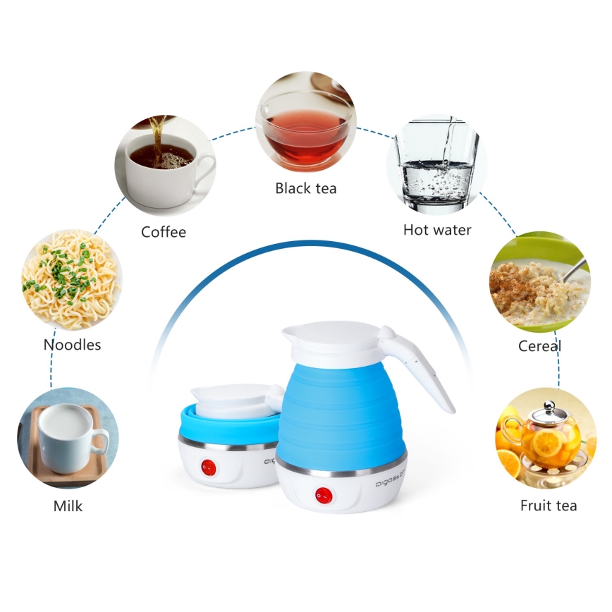 Aigostar - Podróżny czajnik elektryczny 600 ml 1000W/230V