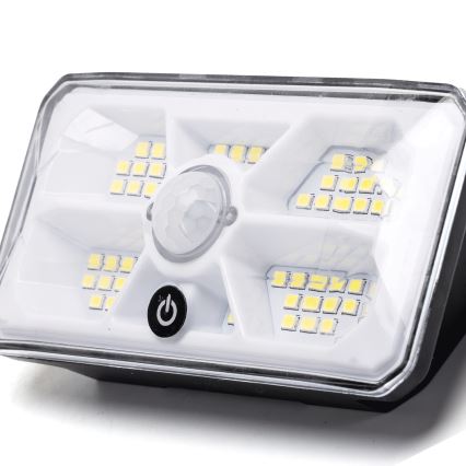 Aigostar - Czujnikowe lampy solarne LED 3,7V 6500K 500 mAh IP65 czarne