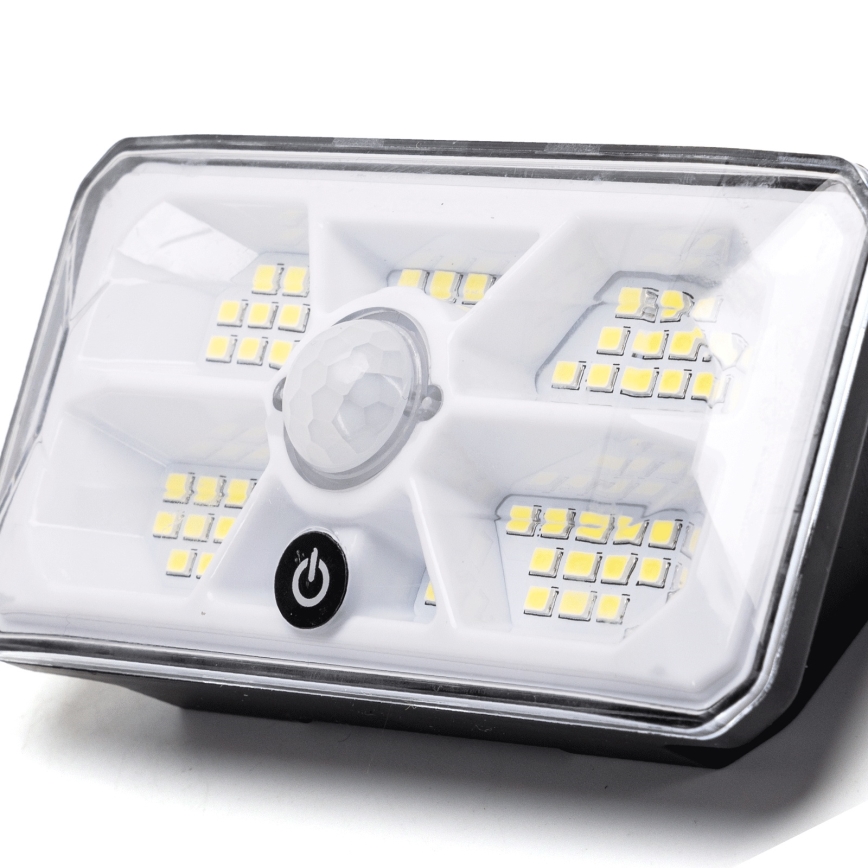 Aigostar - Czujnikowe lampy solarne LED 3,7V 6500K 500 mAh IP65 czarne