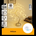 Aigostar - dekoracja świąteczna LED 108xLED/3xAA/8 funkcji 45cm ciepła biała