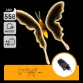 Aigostar - Dekoracja zewnętrzna LED 558 diod, 90 cm, IP44, motyl/ciepła biała