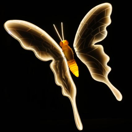 Aigostar - Dekoracja zewnętrzna LED 558 diod, 90 cm, IP44, motyl/ciepła biała