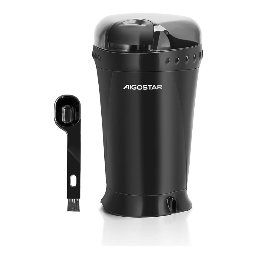 Aigostar - Elektryczny młynek do kawy 60g 200W/230V czarny