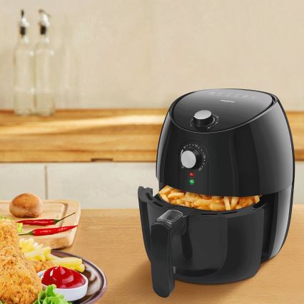 Aigostar - Frytkownica na gorące powietrze 1500W/230V 3,5l czarny